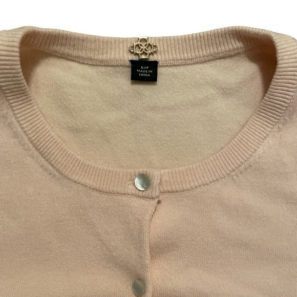Peach Tory Burch Sweater- Petite XS - Picture 3 of 9